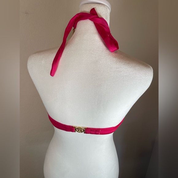 Victoria’s Secret two toned pink chain Bikini top - Picture 6 of 7